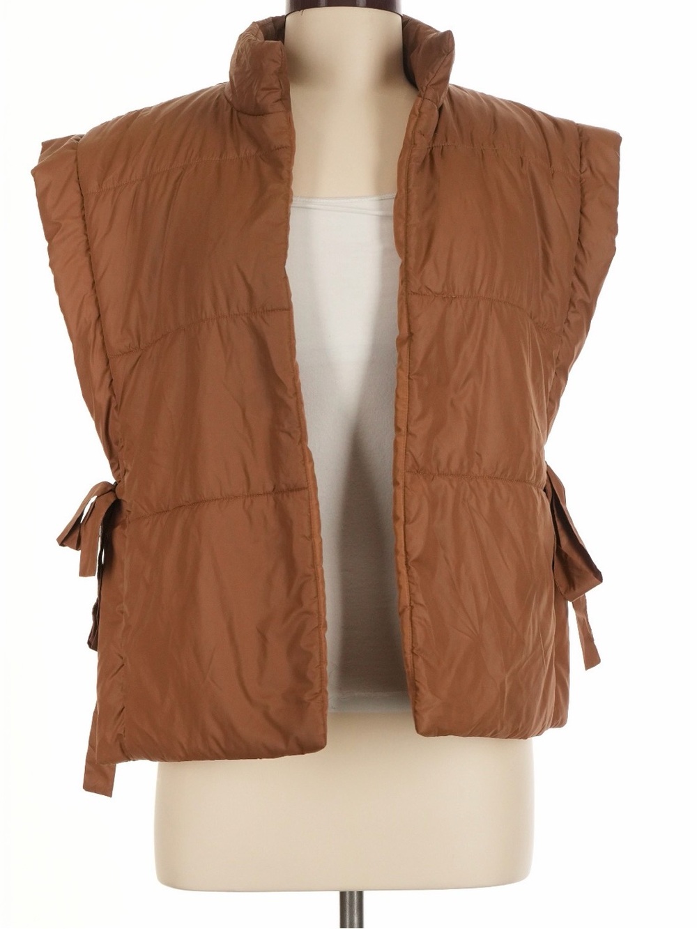 Anthropologie Packable Side-Tie Puffer Vest